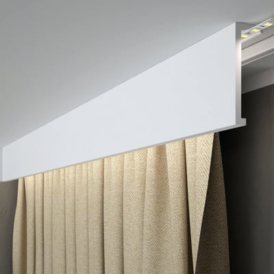 Corniche cache rideau SQL035 240 cm