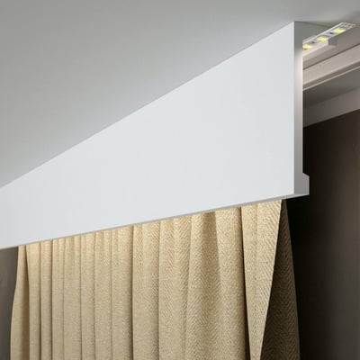 Corniche cache rideau SQL036 240 cm