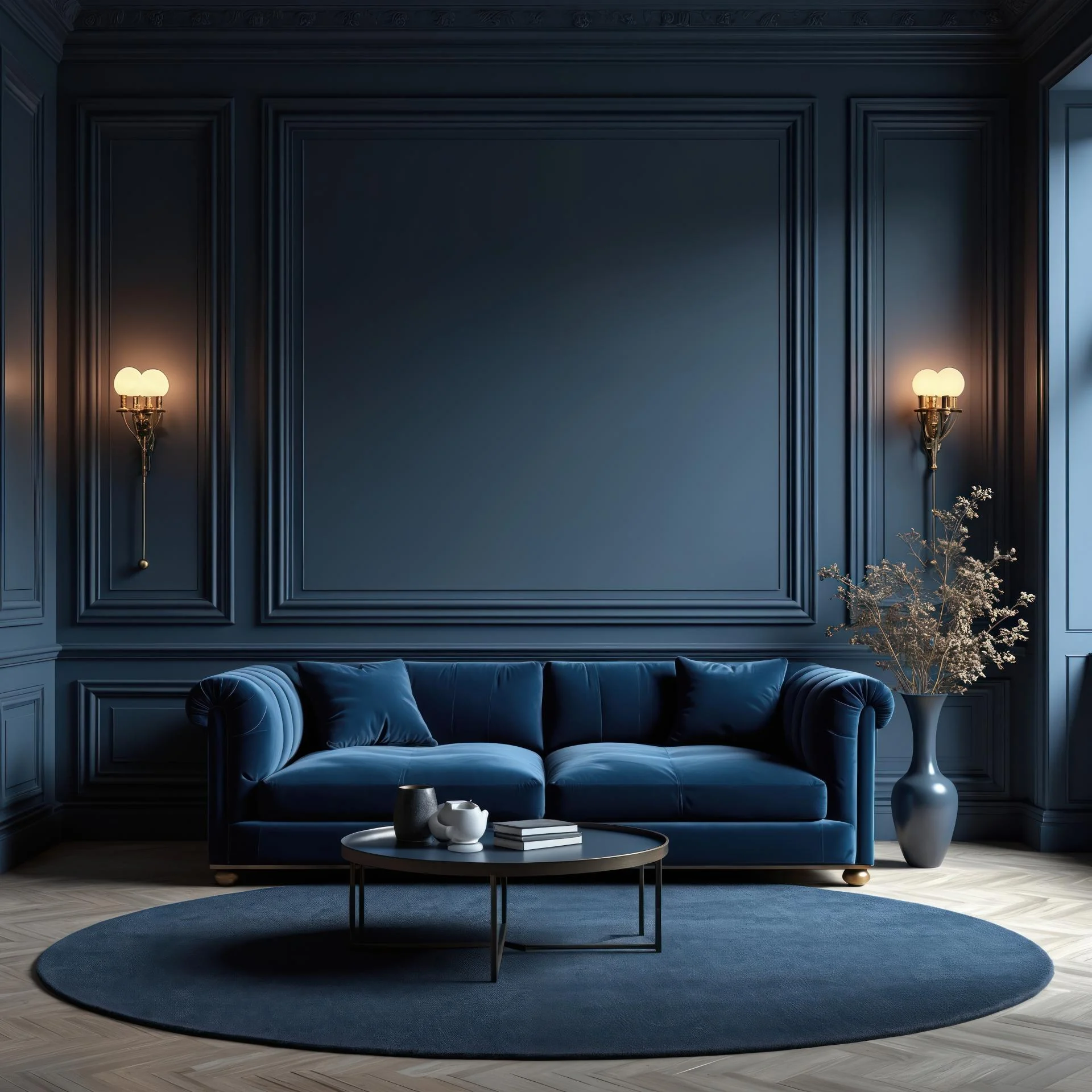 Exemple de decoration interieur imitation staff et stuc avec les moulures decoratives sarmis