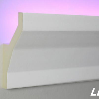 CORNICHE DE PLAFOND ÉCLAIRAGE INDIRECT LED-8