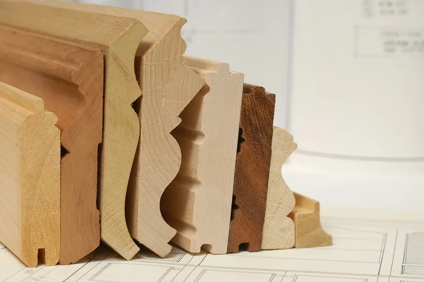 Moulures decoratives en bois haut de gamme et facile a poser sarmis decor