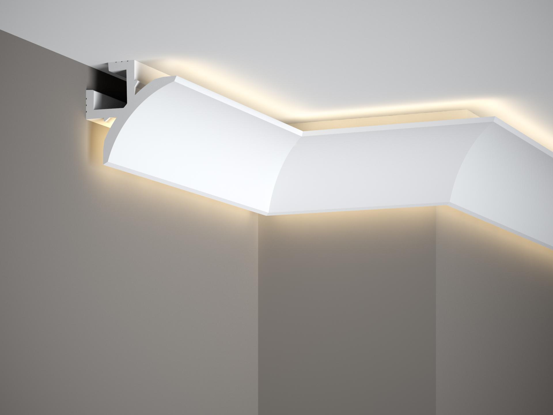 Corniche lumineuse MDB150 : Profilé LED Décoratif