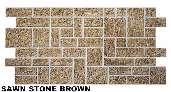 Sawn stone brown1