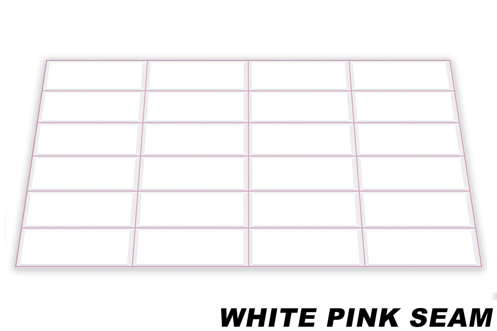 White pink seam originalbild